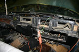 1972 Cadilac DeVile heater core removal inside view